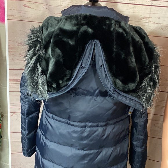 SELECTED FEMME Parka Navy - Picture 6 of 7